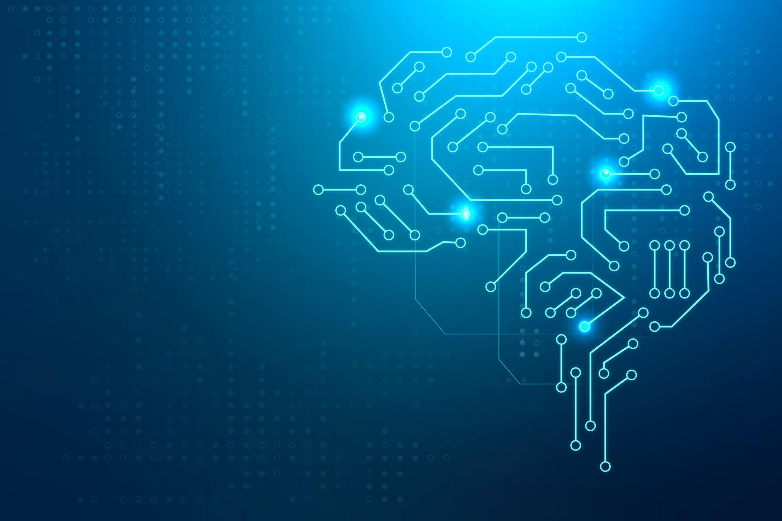 AI-powered digital brain representing the integration of artificial intelligence in drug development and regulatory decision-making.